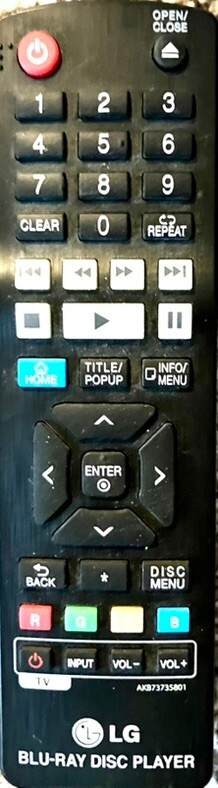 LG DVD Player DP132H with Remote - TESTED/WORKS