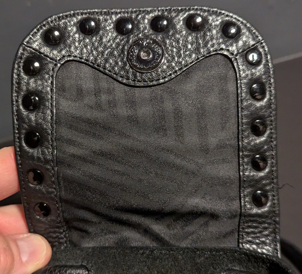 Rebecca Minkoff Mini Black Studded Leather Backpack