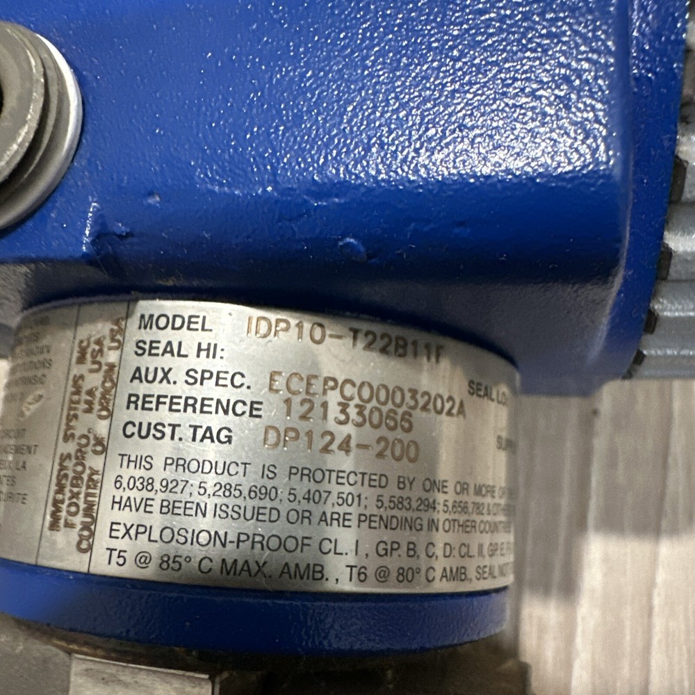 Foxboro IDP10-T22B11F Pressure Transmitter Used