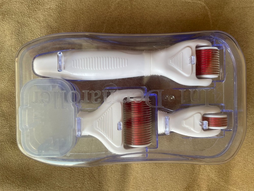 Collagen Stimulation Microneedling Rollers 4 IN 1 Dermaroller