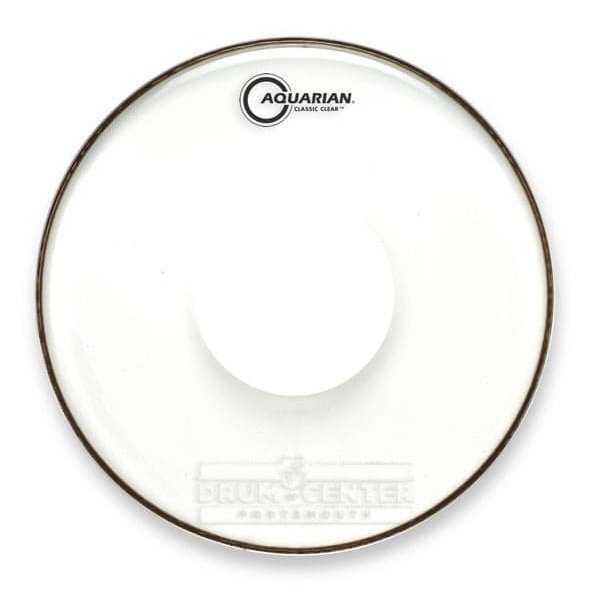 Aquarian Classic Clear Power Dot Drum Head 16"