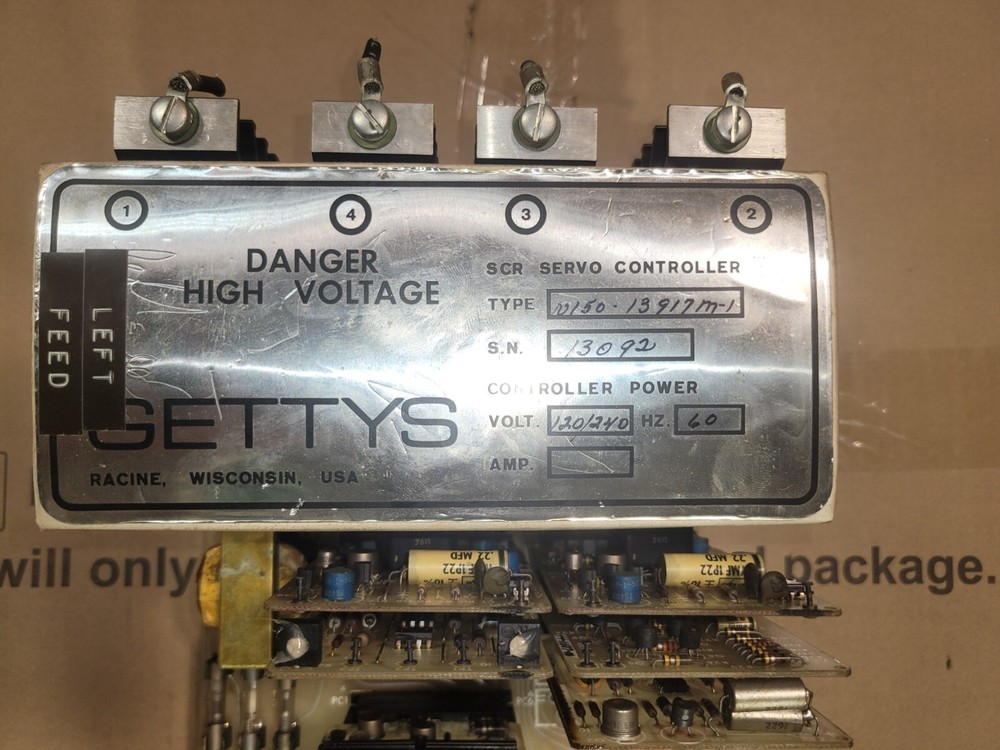 Gettys N150-13917M-1 SCR Servo Controller 120/240V