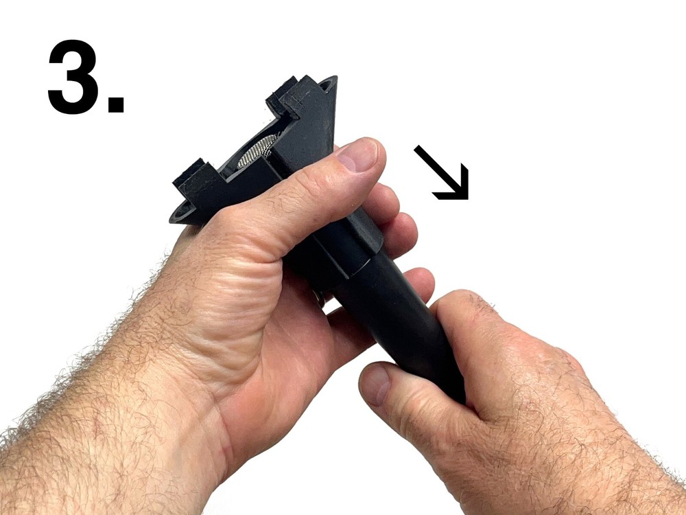 Hands Free Harmonica Holder for Shure SM57