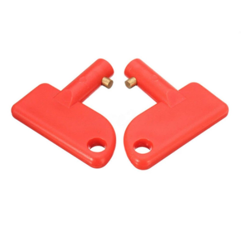2Pcs Generic Battery Disconnect Isolator Keys Directly Replace for Auto