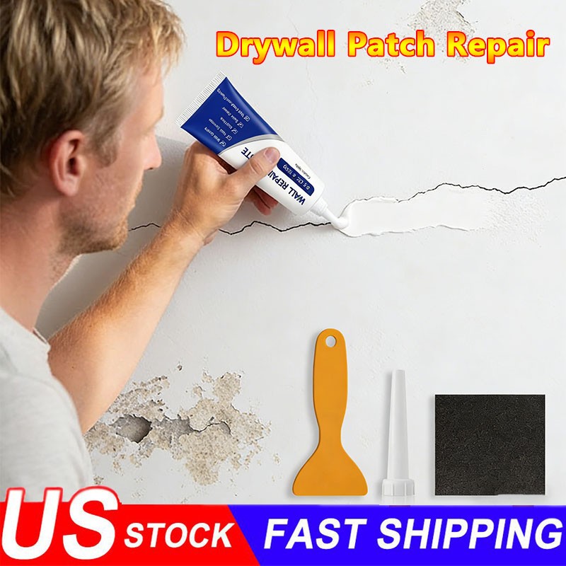 Drywall Patch Repair Kit 250G Wall Mending Agent Multi-Functional Quick Drying