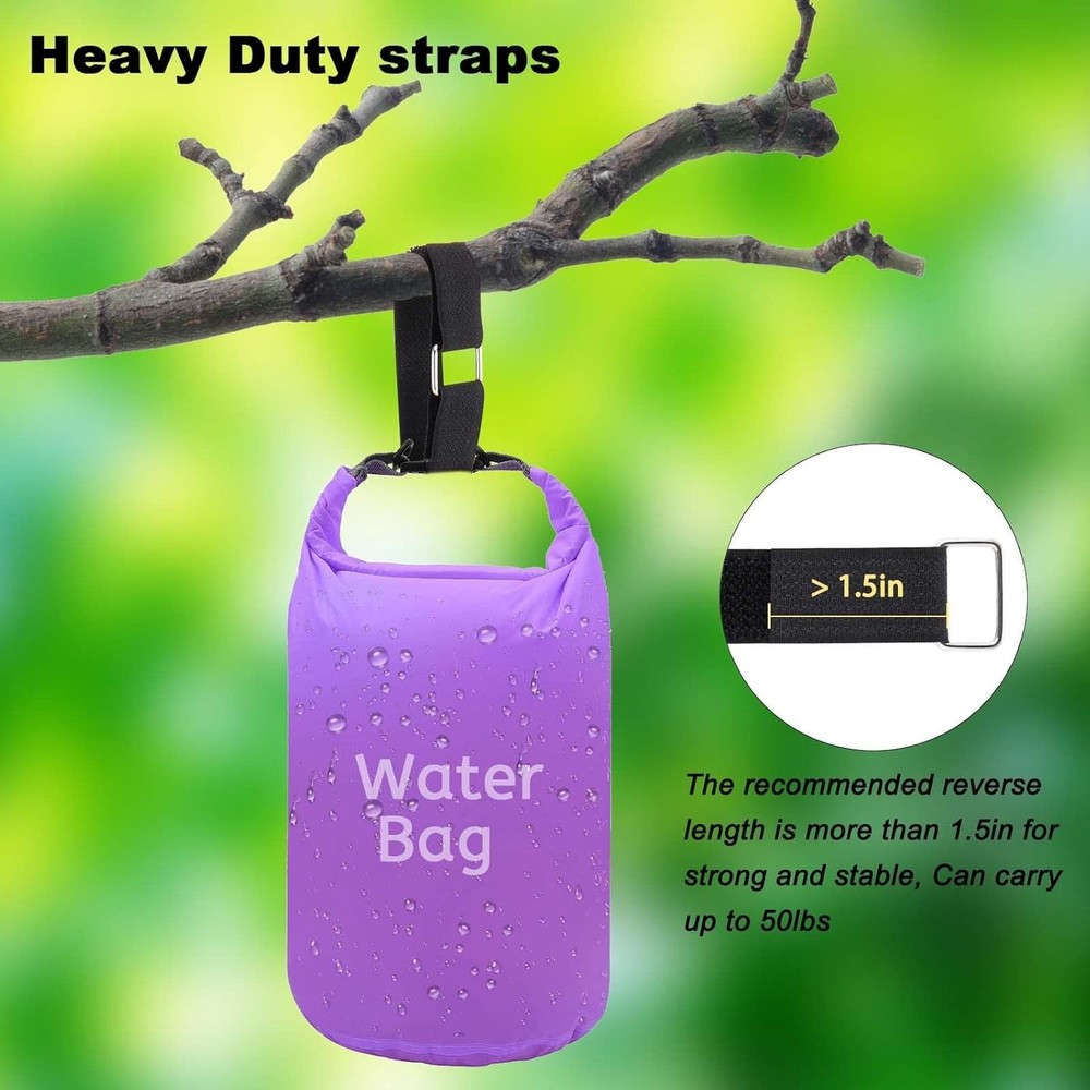 Durable Black Hook and Loop Straps - Adjustable & Reusable Cable Ties 50 Count