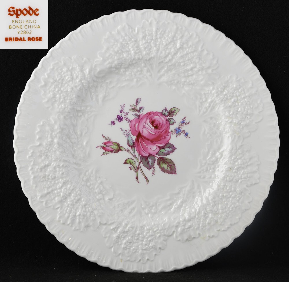 Spode Bridal Rose Dinner Plate (10 1/2")