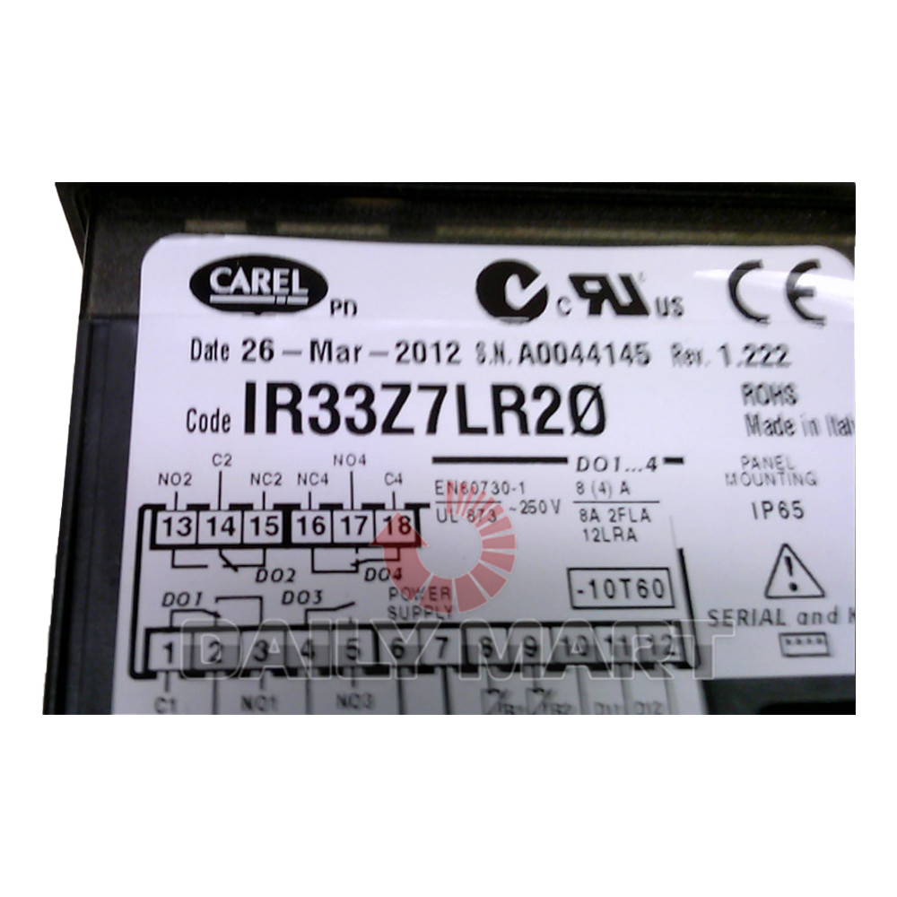 New In Box CAREL IR33Z7LR20 Temperature Controller #Z