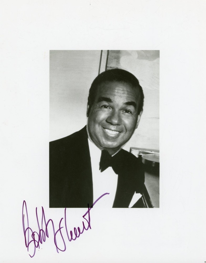 Bobby Short- Signed B&W Photograph