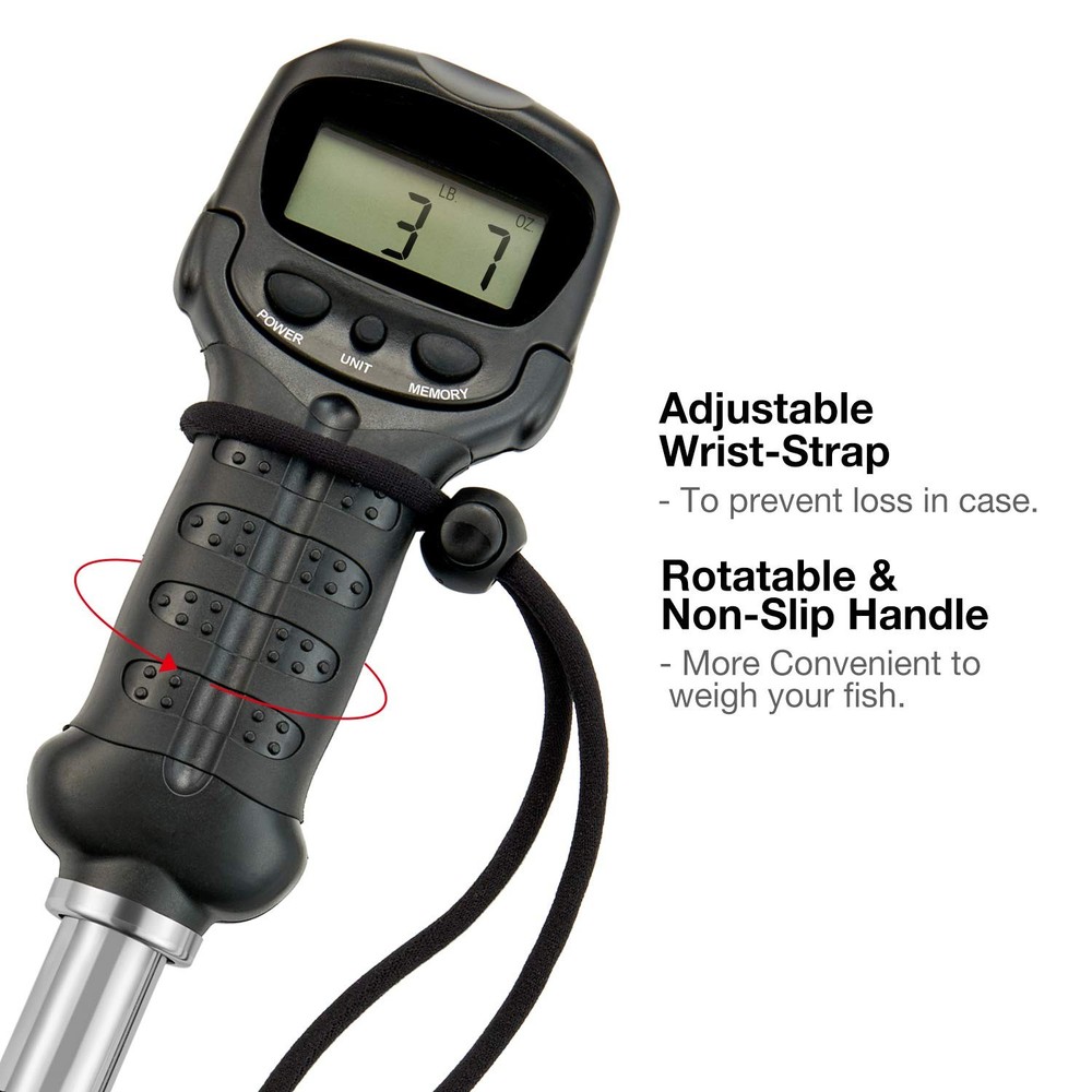 Piscifun Fish Gripper with Digital Fish Scale, Memory Function Fishing Scale, Sa