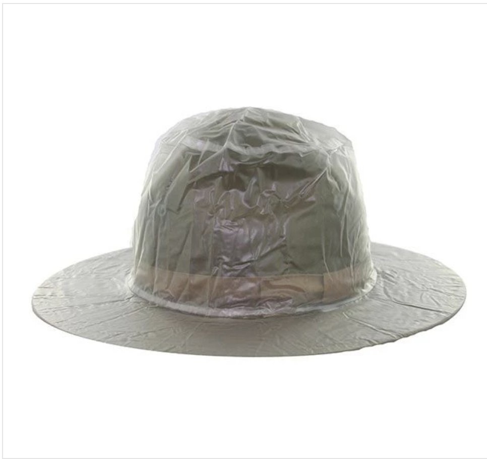 GENUINE U.S. ARMY HAT COVER: DRILL INSTRUCTOR - CLEAR MEDIUM