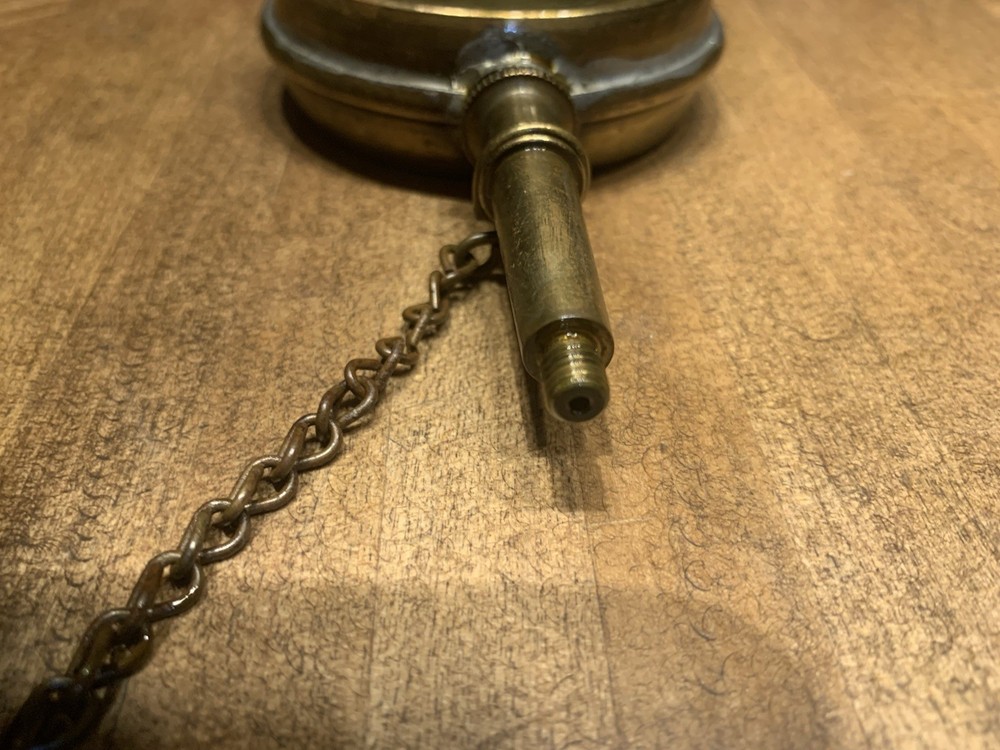 Antique Brass Banjo Oiler- War Time Oiler Can