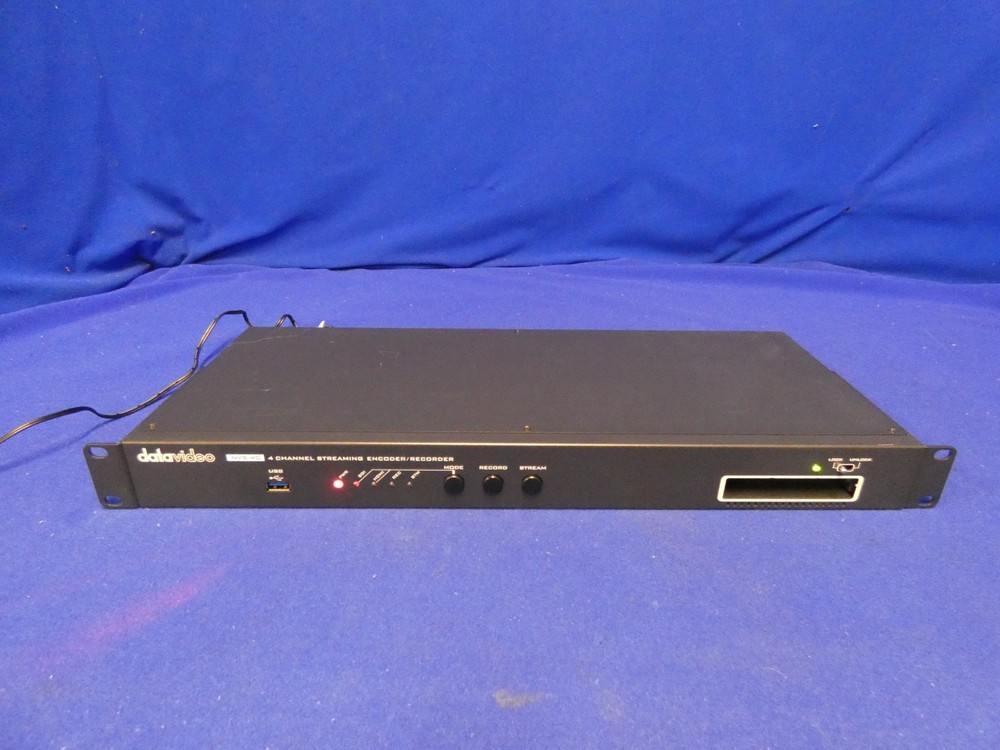 Datavideo NVS-40 4-Channel Streaming Encoder/Recoder w/Power Supply (no drives)