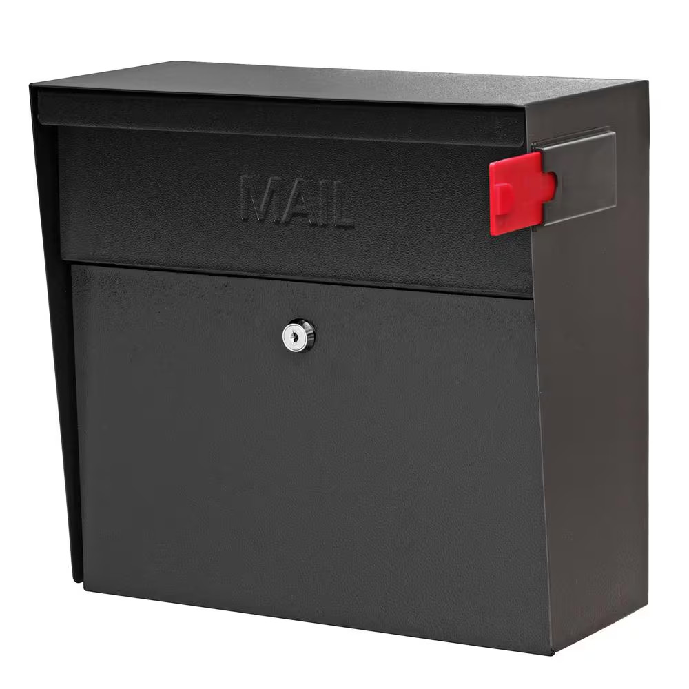 Metro Locking Wall-Mount Mailbox with High Security Reinforced Patented Locking