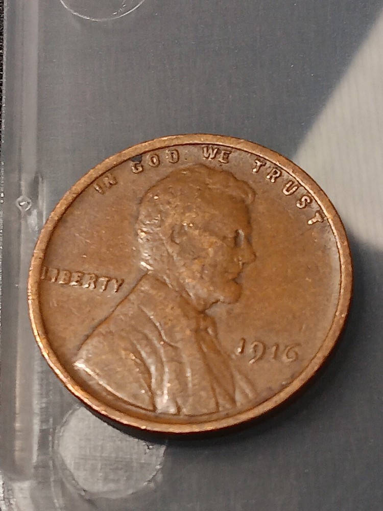 1916  Lincoln Wheat Cent  Vg-F