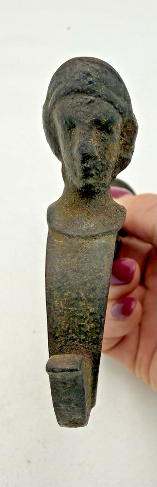 Victorian Figural Cast Iron Hook /Curtain tie back