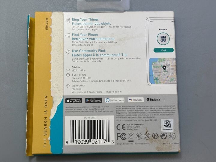 Tile Sticker - Black - 2-Pack