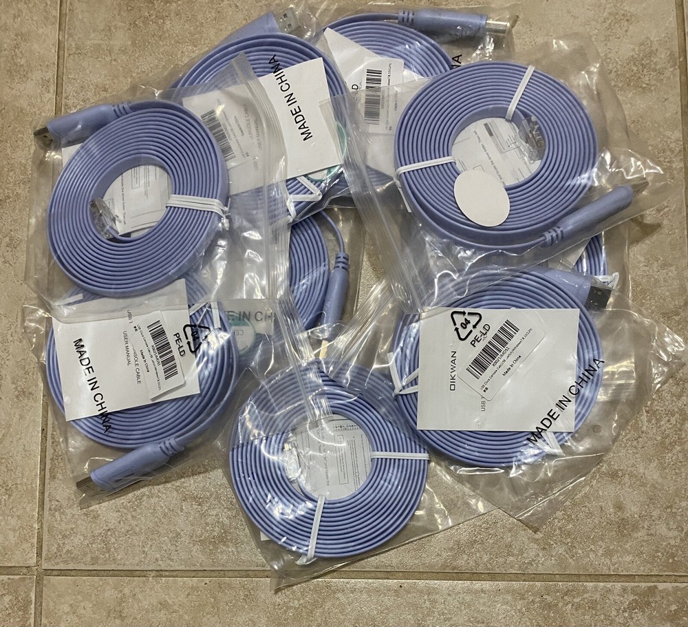 Cisco Console Cable 6ft USB to RJ45,