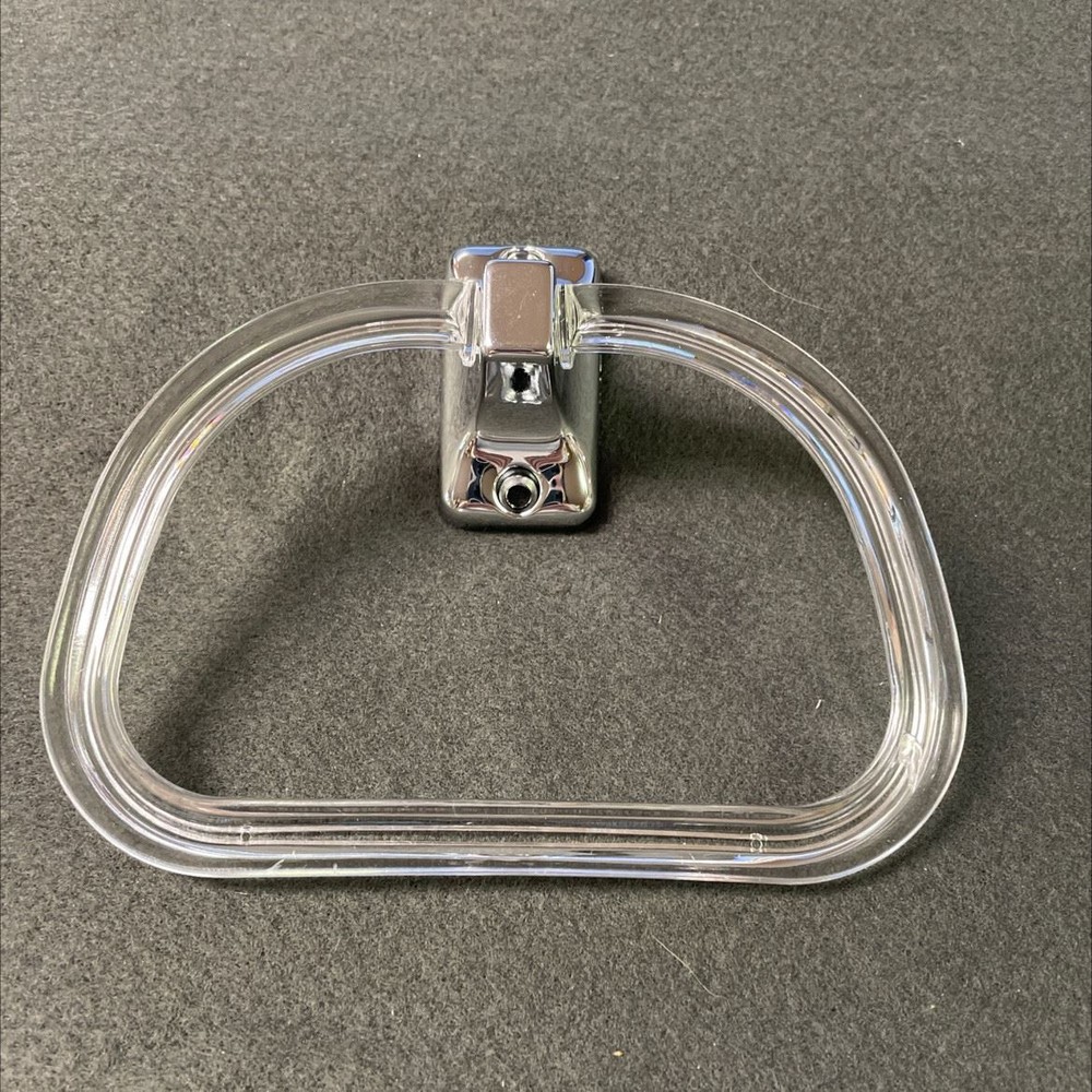 Budgeteer Towel Ring Clear Plastic