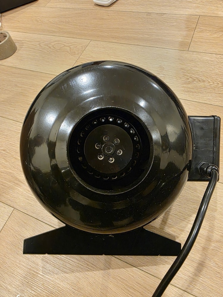 4" Inline Duct Fan with Speed Controller – 260 CFM