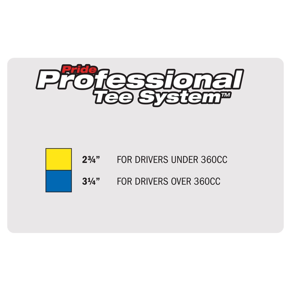 3-1/4" MaxxPro Oversized Plastic Golf Tee, 10 ct, White 3-1/4",