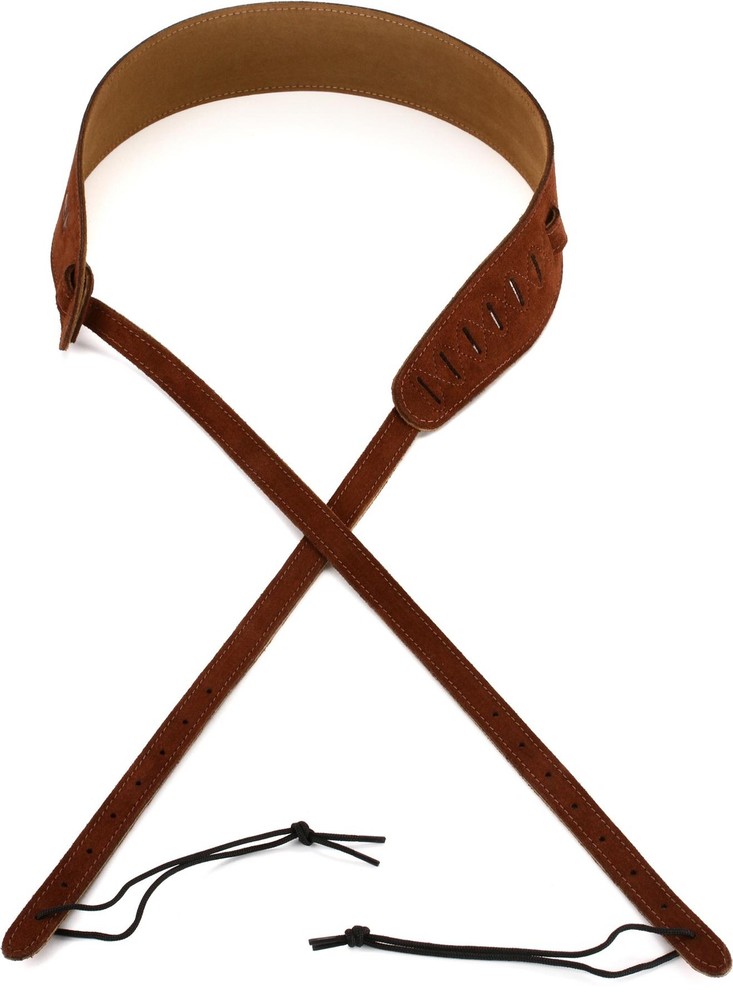 Levy's MS14 2.5" Suede Banjo Strap - Brown