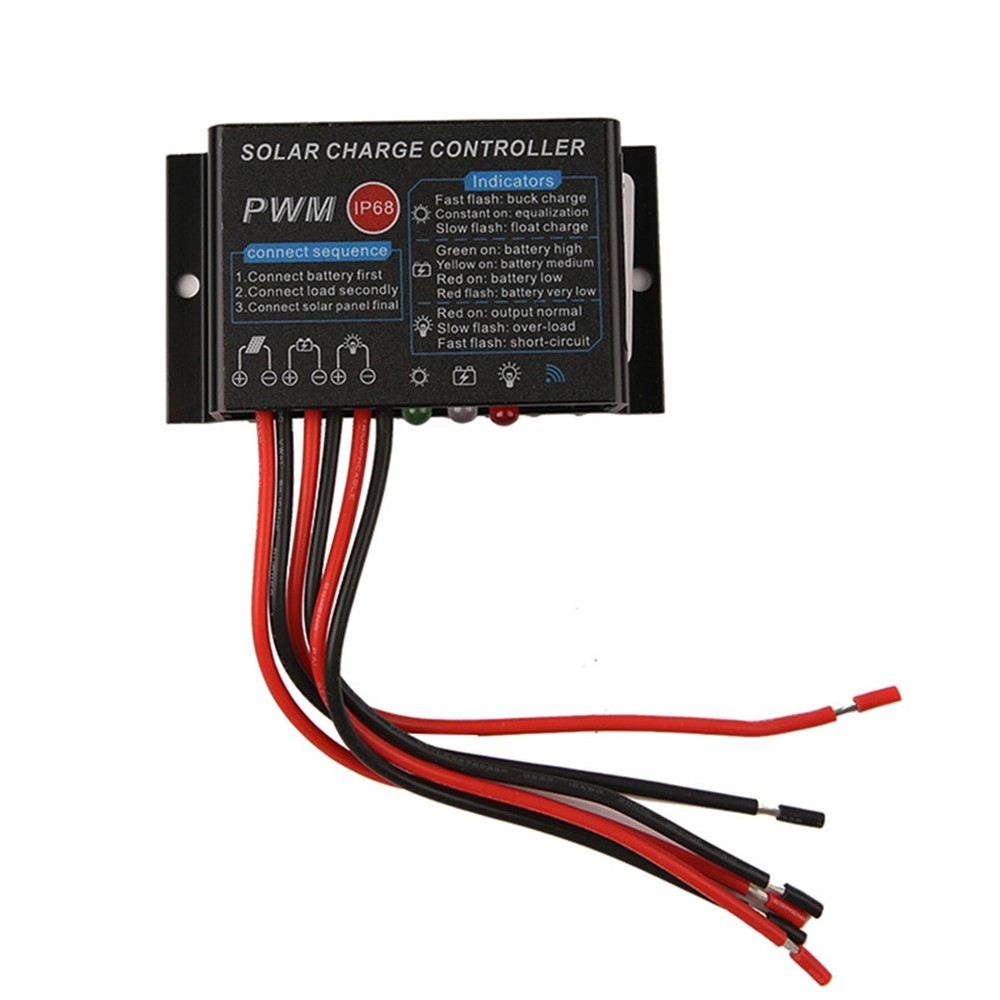 Solar Charge Controller 10A IP68 Waterproof for Efficient Energy Management