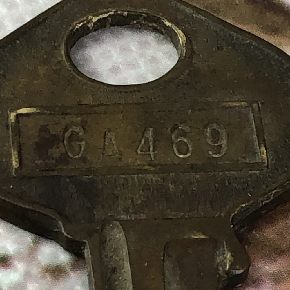 Vintage Slaymaker GA469 Lock Key
