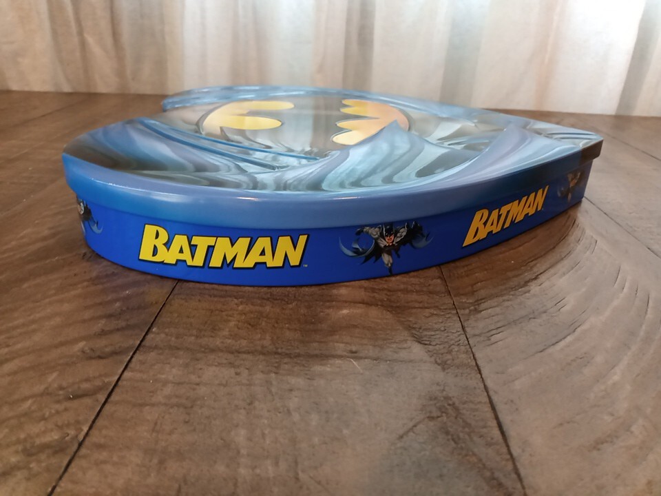 Batman Valentine's Day Heart Shaped Embossed Candy Tin (EMPTY TIN)