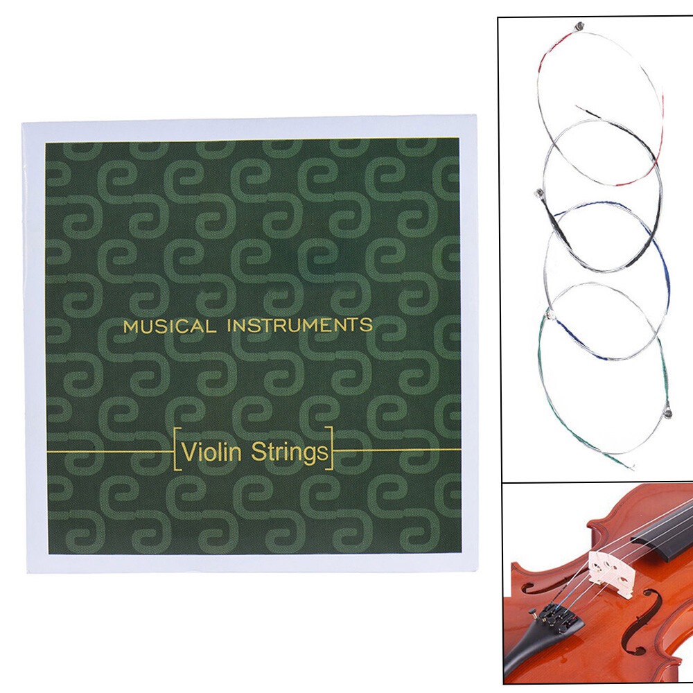 G D A E Violin Strings for Size 4/4, 3/4 Fiddle Steel Strings Replacement M1N4