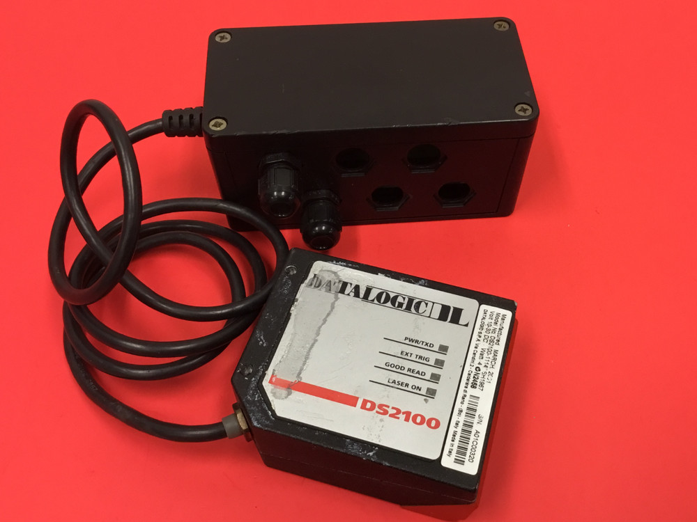 DataLogic - Laser Barcode Reader - Model: DS2100 w/Junction Box
