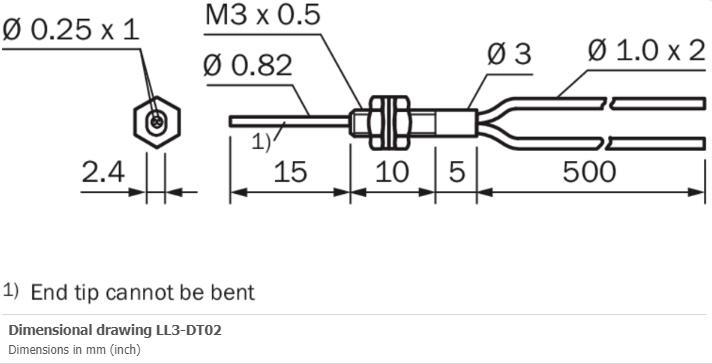 SICK LL3-DT02 Fiber Optic Sensor