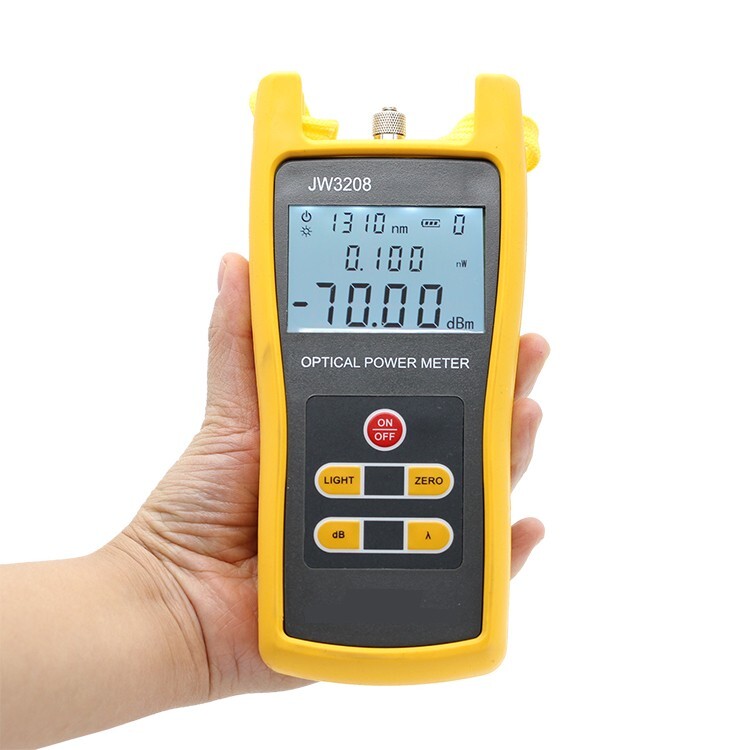 Optical Power Meter Fiber Optical Laser Light Source Power Meter Range -50~+26dB