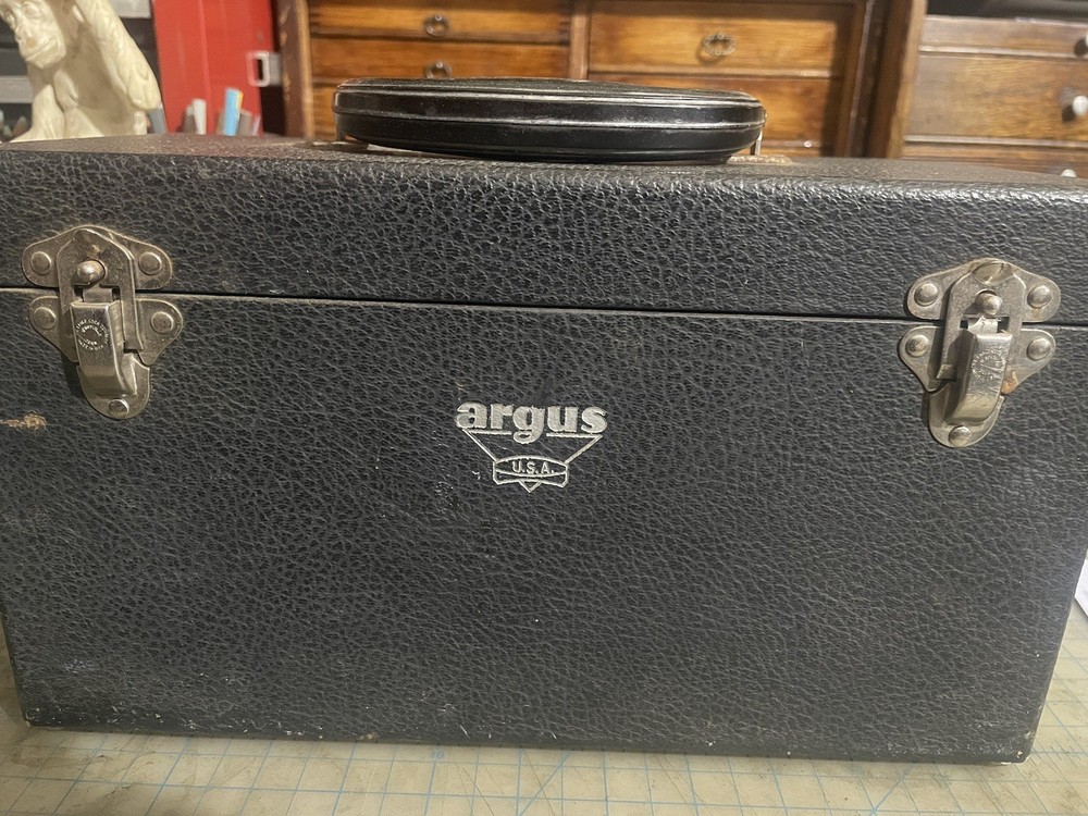 Vintage Argus Slide Projector In Case