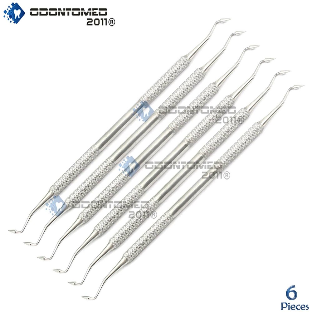 6 P.K. Thomas #3 Wax Dental Surgical Instruments