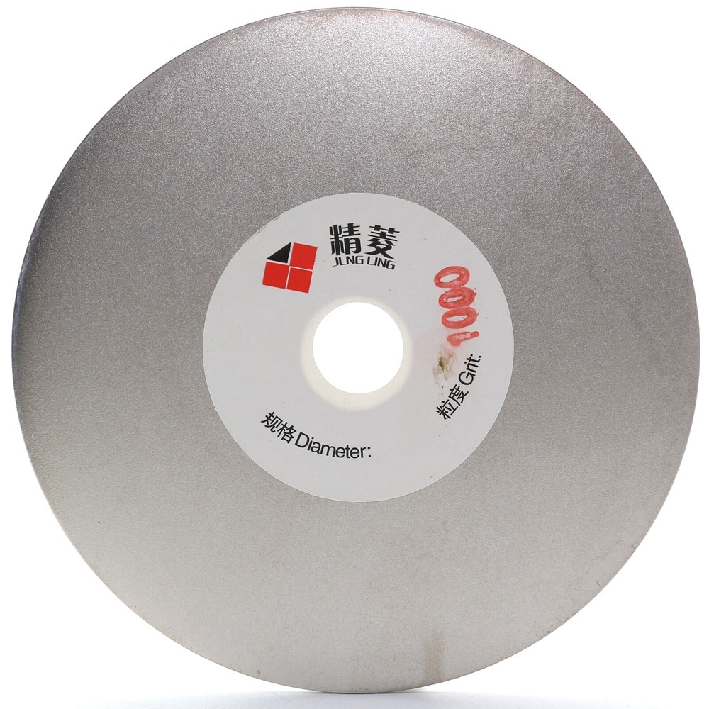125mm Grit 1000 Fine Diamond Grinding Disc Coated Flat Lap Disk Lapidary Tools