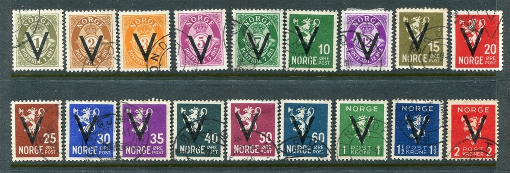 Norway #220-237 No High Value Set [Used]