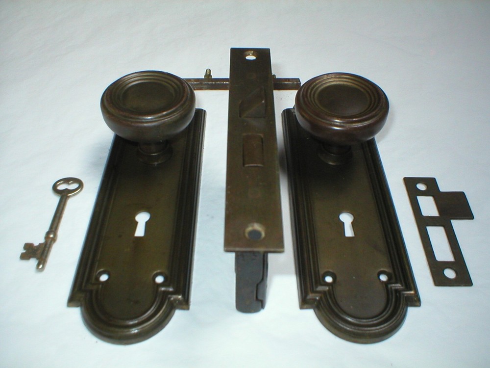 Antique Victorian Era Surface Mount Door Hardware