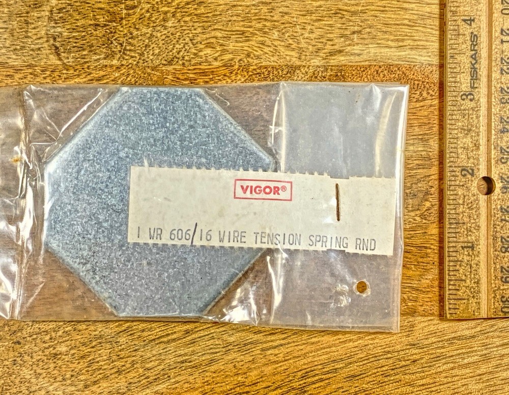 NOS Vigor WR 606 Wire Tension Spring (KD136)