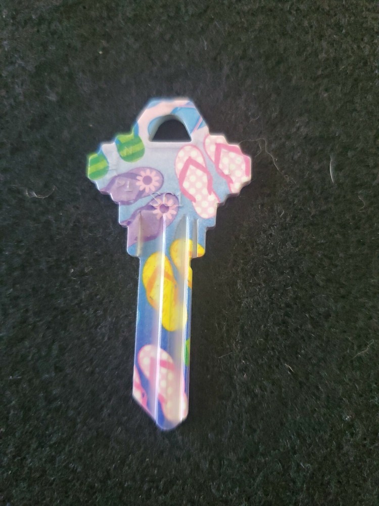 Flip Flop Schlage house key blank.