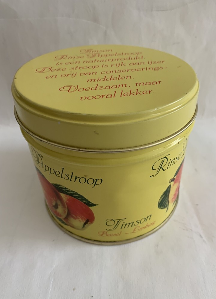 Rinse Appelstroop Tin 3 Inches Tall - EMPTY
