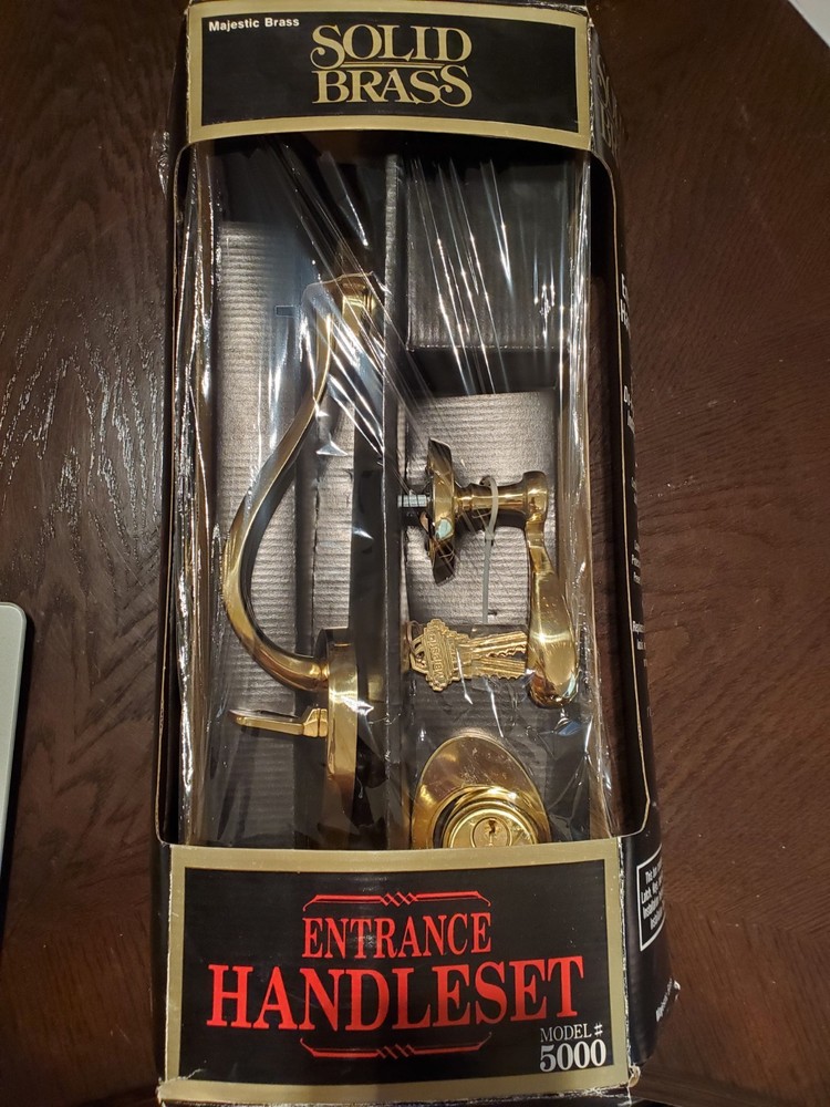 Solid Brass Entrance Handleset Model # 5000