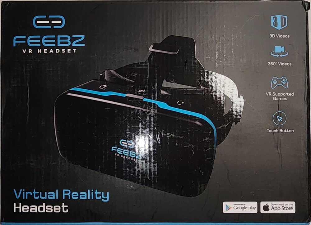 Feebz Vr Headset Blue Black