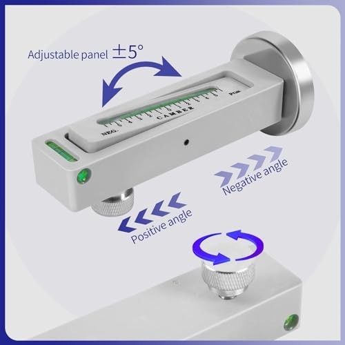 2 Pack Adjustable Magnetic Wheel Alignment Tools - Camber & Caster Gauge for Aut