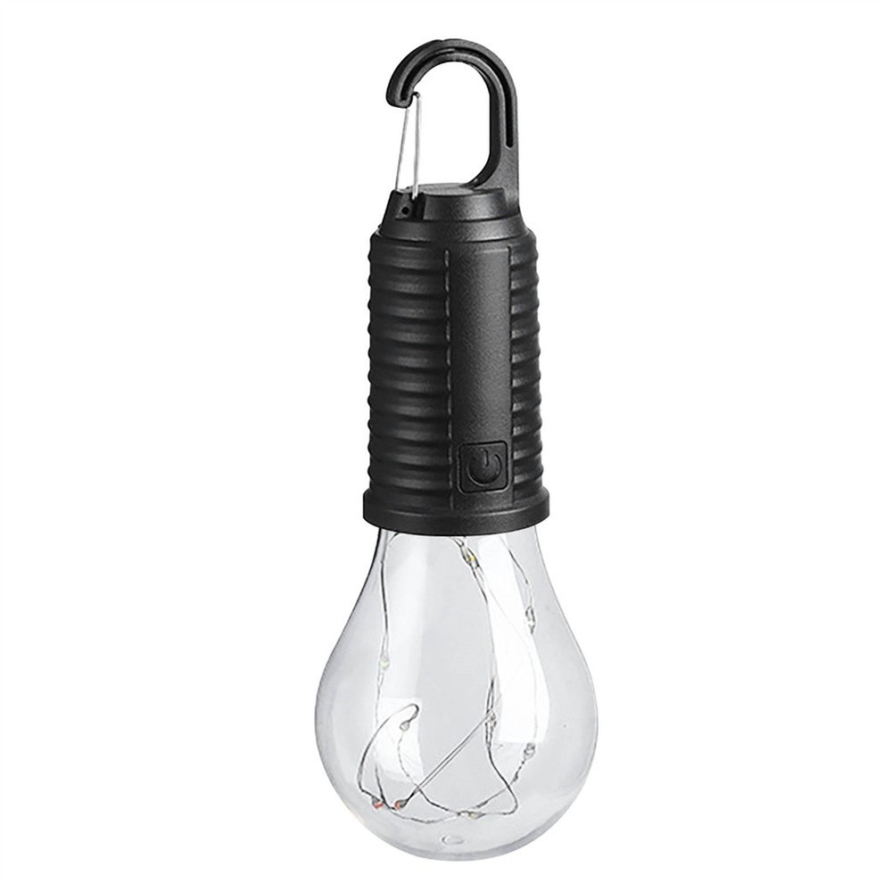 2PCS Tent Light Bulb Solar USB Rechargeable Camping Lantern 3 Lighting Modes