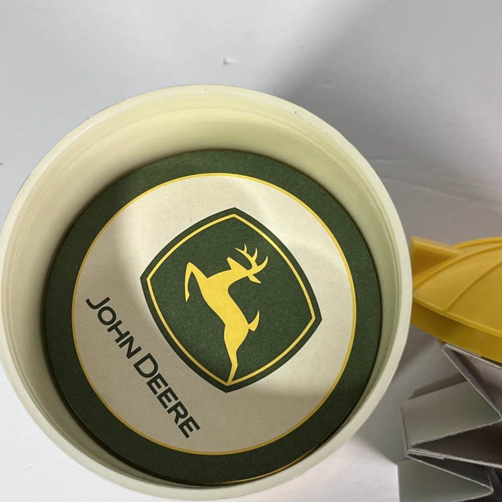 John Deere 'Nothing Runs Like A Deere' Refillable Coaster Dispenser Silo