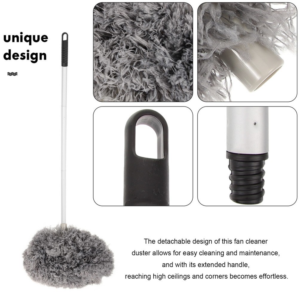 Extendable Cobweb Cleaning Duster Long Duster with Extension Pole