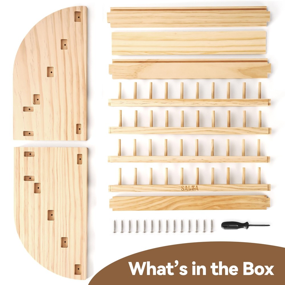 SALZA Sewing Thread Organizer with Compartments for Bobbins, Needles & Access...