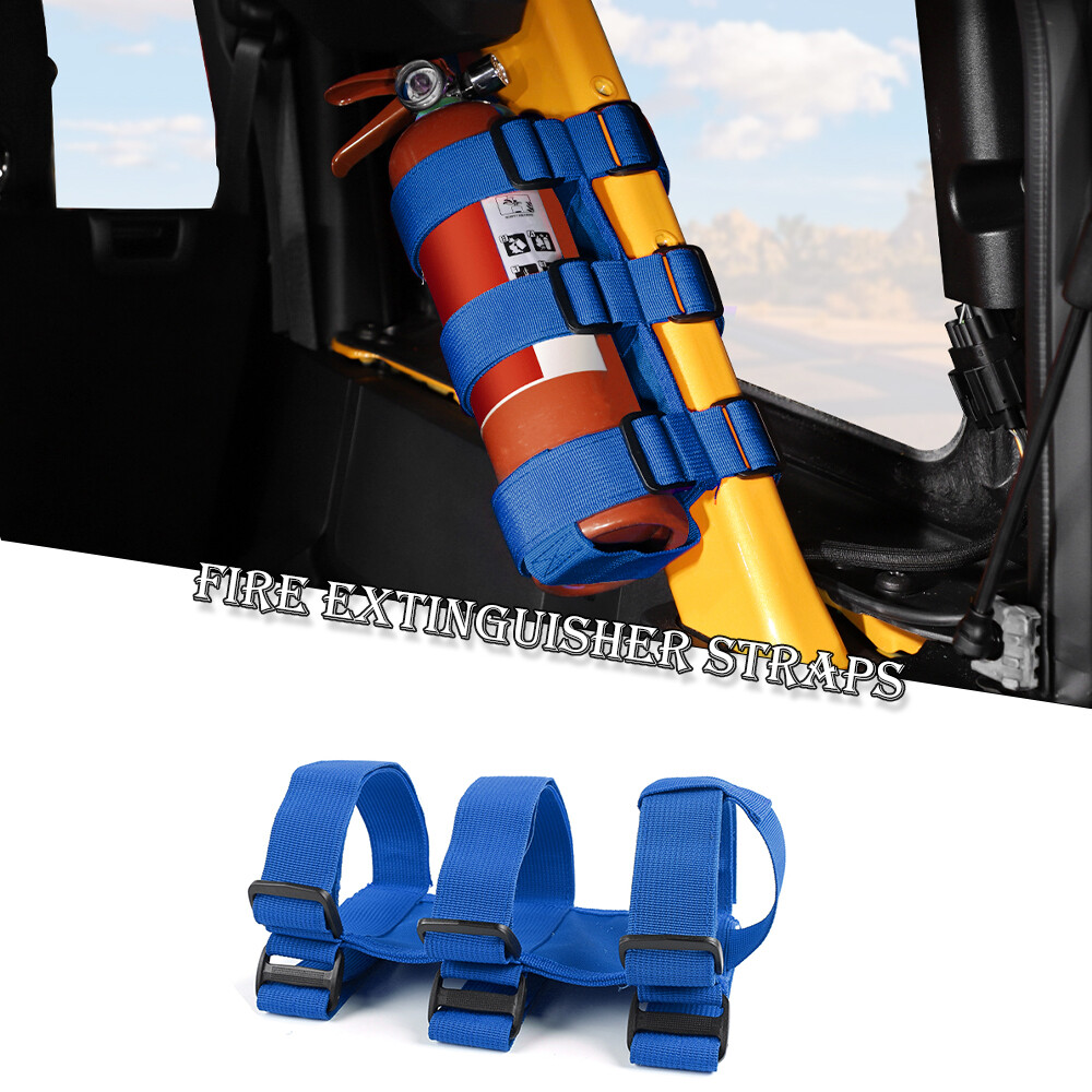 Auto car Roll Bar Fire Extinguisher Adjustable Mount Bracket for Jeep Wrangler