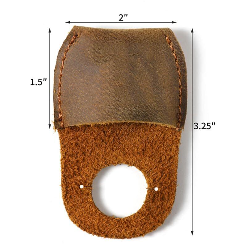 Thumb Guard Wood Carving Tools - Thumb Protector, Whittling Thumb Guard, Leather